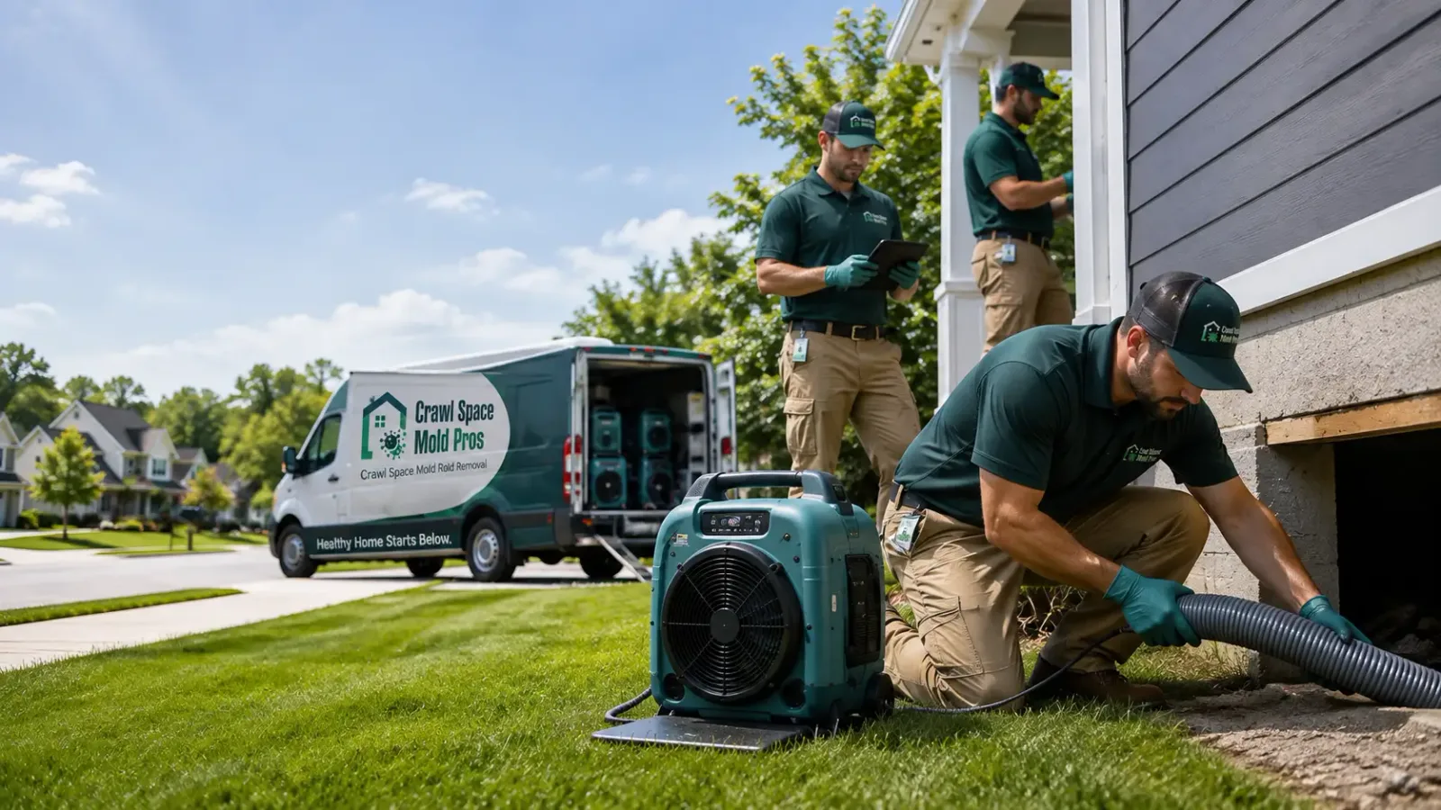 Crawl Space Mold Removal in Brooks, KY